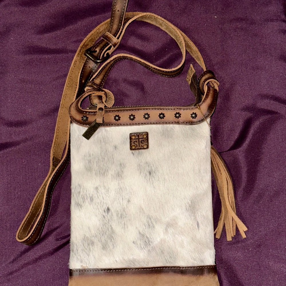 STS Ranchwear Cowhide Crossbody Bag